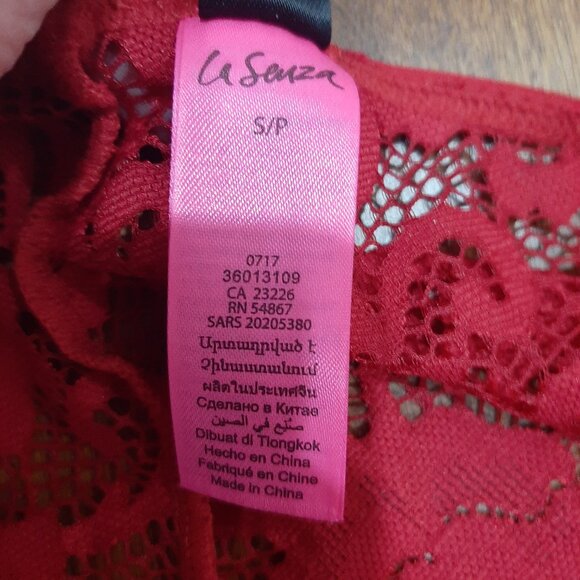 FREE WITH PURCHASE red nwot lace fishnet brazilian cheeky panties - Picture 6 of 6